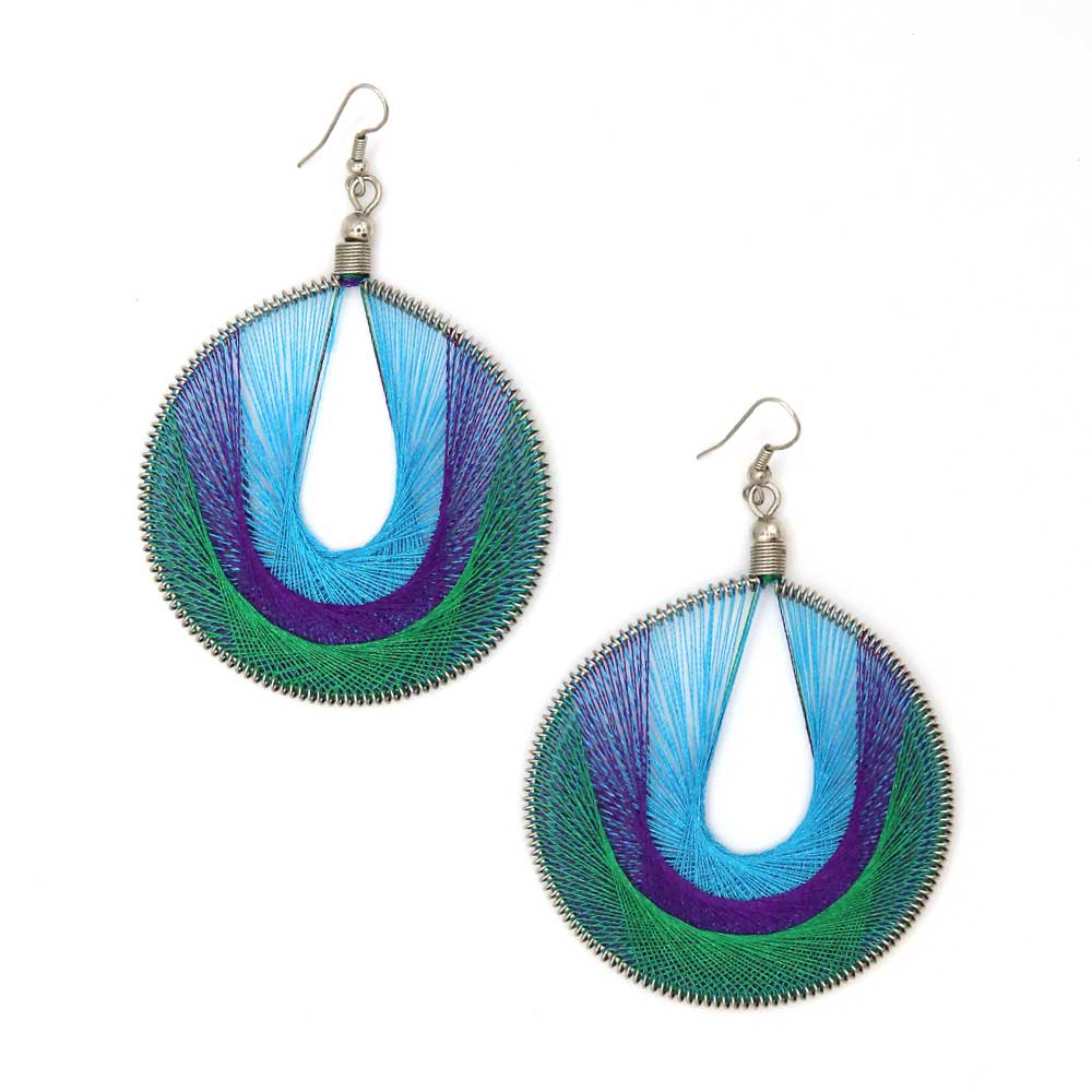 Marca Earrings - Peacock