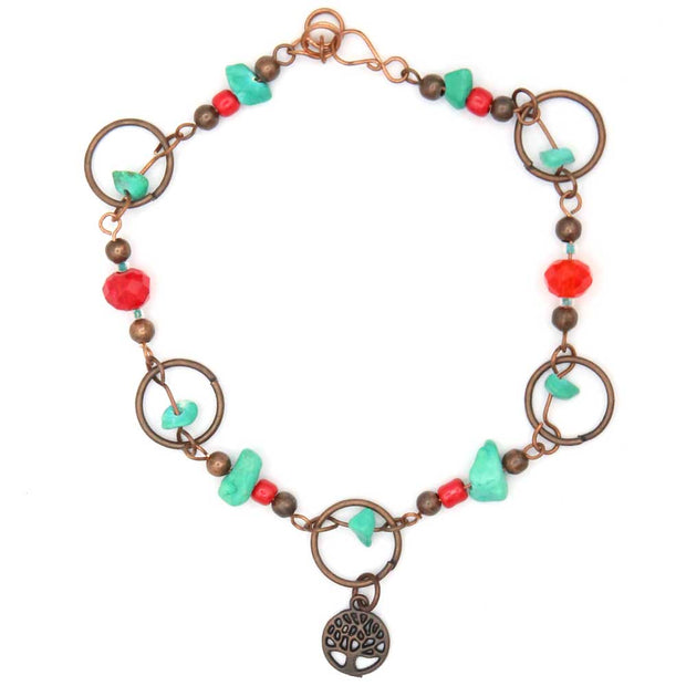 Familia Bracelet - Festive Red