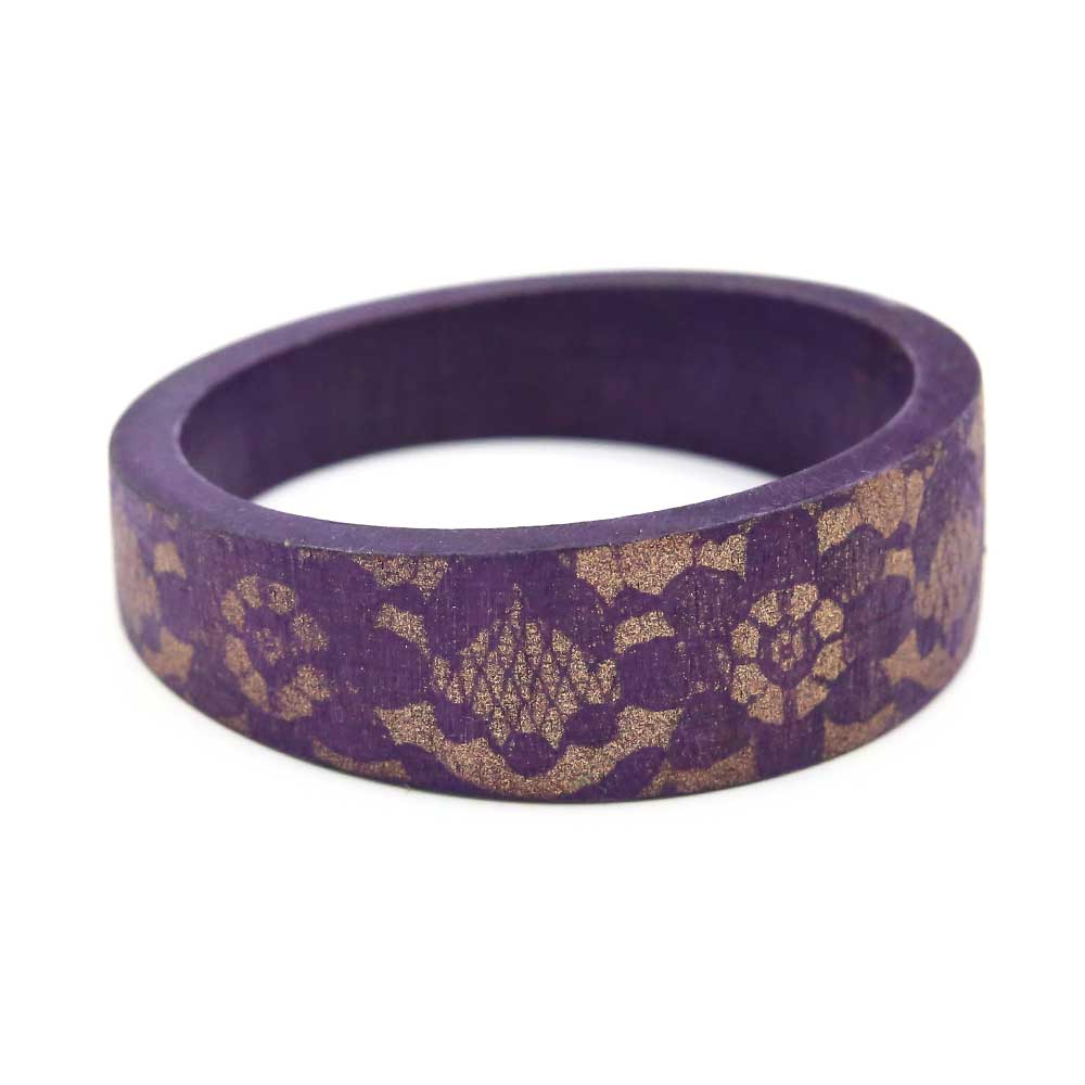 Liliana Bangle Bracelet - Violet