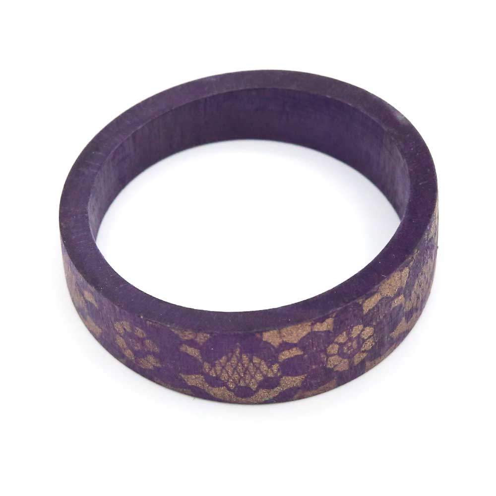 Liliana Bangle Bracelet - Violet