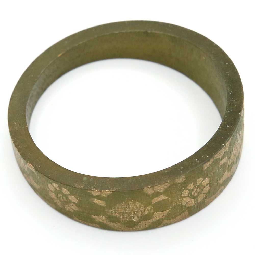 Liliana Bangle Bracelet - Fern