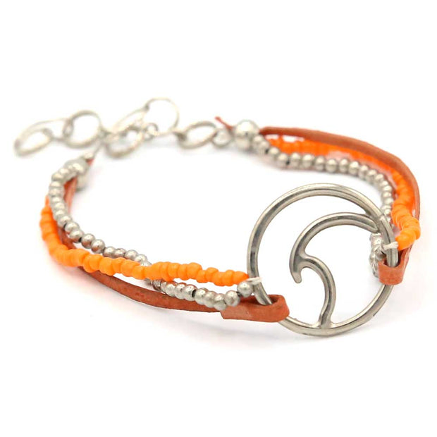 Lola Bracelet - Orange Crush