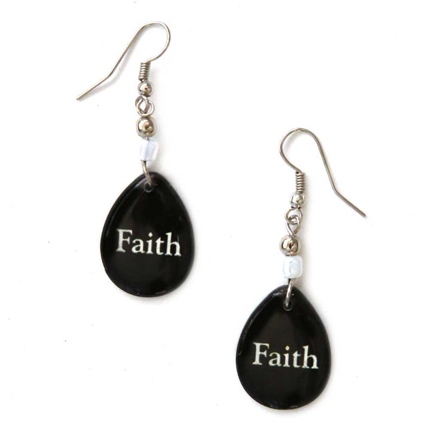 Affirmation Earrings - Faith