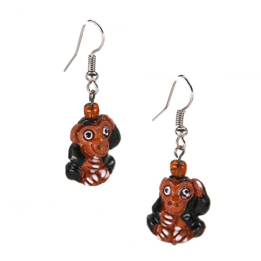 Augustus Monkey Earrings